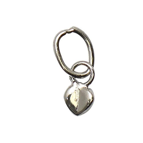925 Sterling silver Smooth Glossy Fashion Love Heart Charm Pendant Gift For for Litter One Jewelry Wholesale