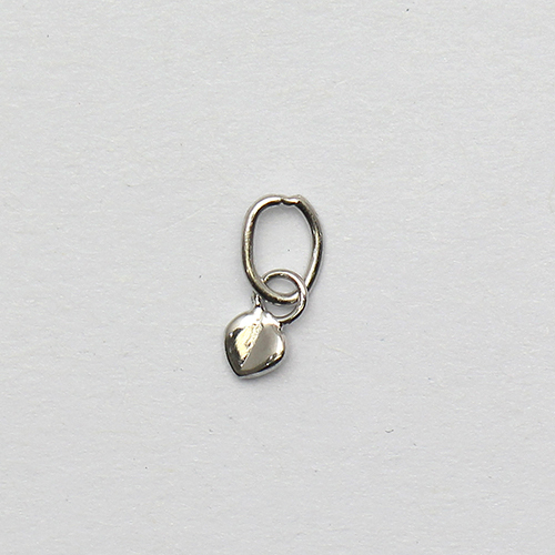 925 Sterling silver Smooth Glossy Fashion Love Heart Charm Pendant Gift For for Litter One Jewelry Wholesale