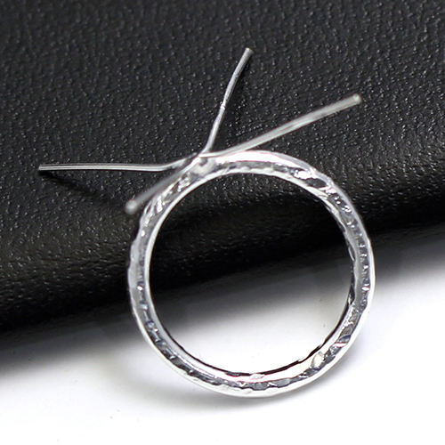 Sterling silver wire ring base claw ring eco-friendly handmade wholesale jewelry ring components DIY gift for her