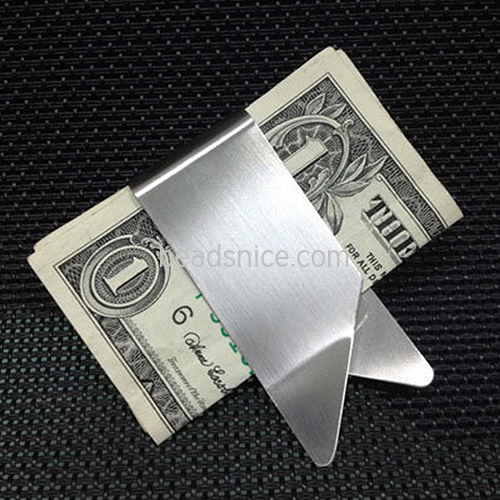 Stainless steel money clip perfect for fathers day gift