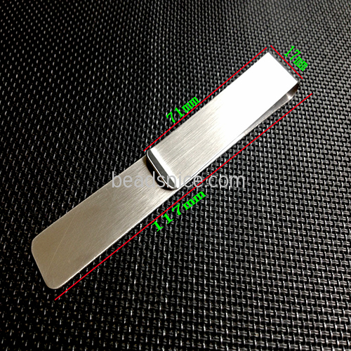 Stainless steel money clip blank money clip card holder cash holder wallet engravable extra thick