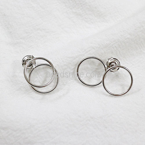 925 Sterling silver earring delicate jewelry wholesale nickel free