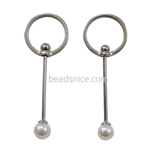 925 Sterling silver earring stud delicate jewelry wholesale nickel free