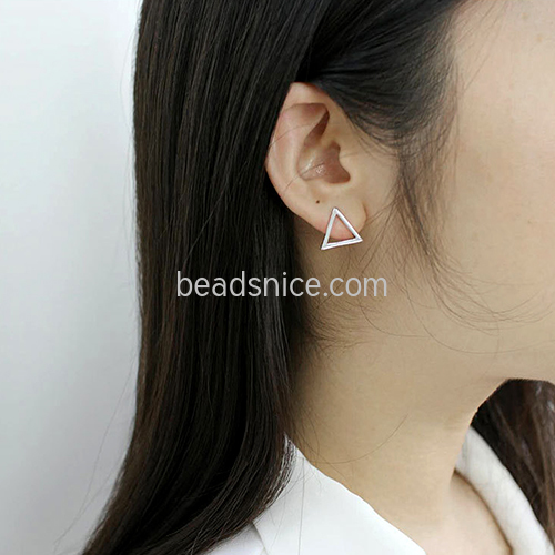 925 Sterling silver earring stud various styles jewelry wholesale nickel free