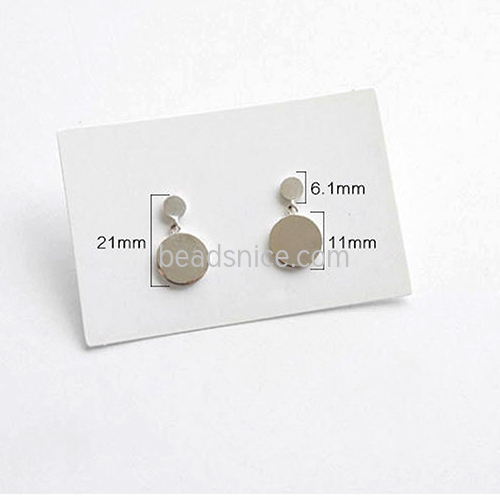 Sterling silver earring stud unique gifts jewelry wholesale nickel free