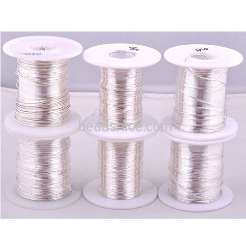 999 Silver wire accessories for jewelry unfinished jewelry nickel free