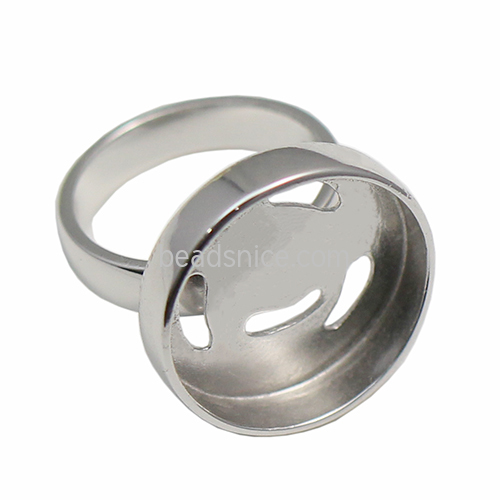 925 Sterling silver Ring Settings Blank Base Adjustable Cabochons Jewelry Making Findings