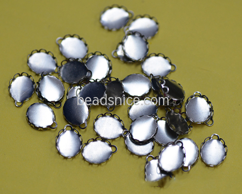 Stainless Steel Oval Bezel Setting Tray for Jewelry Making
