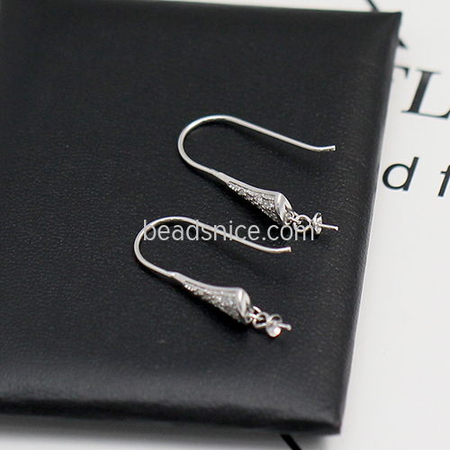 925 sterling silver ear with bail