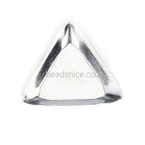 Stainless Steel Triangle Cabochon Setting Pendant Tray Blanks