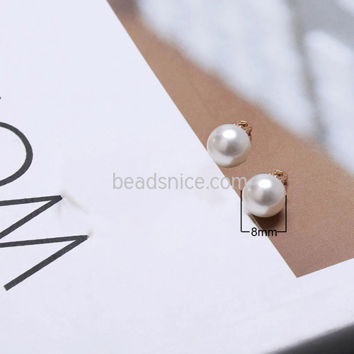 White pearl pendant DIY fashion factory direct sales jewelry making supplies