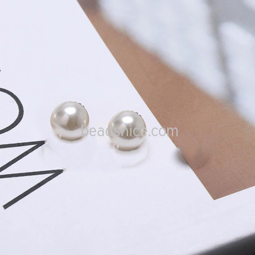 Single pearl pendant natural fashion glossy DIY jewelry making supplies
