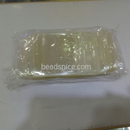 Reclosable transparent plastic zip bags