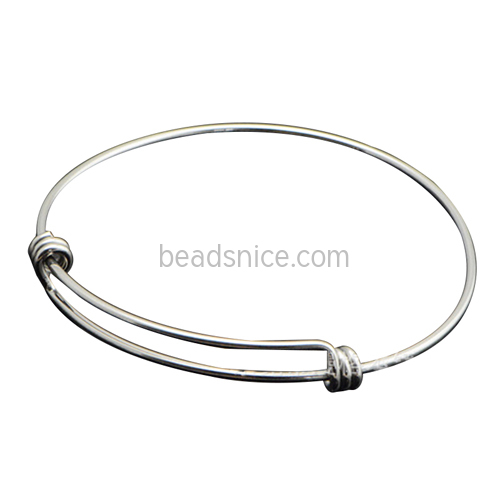 Stainless steel bracelet simple and fashionable jewelry making findings