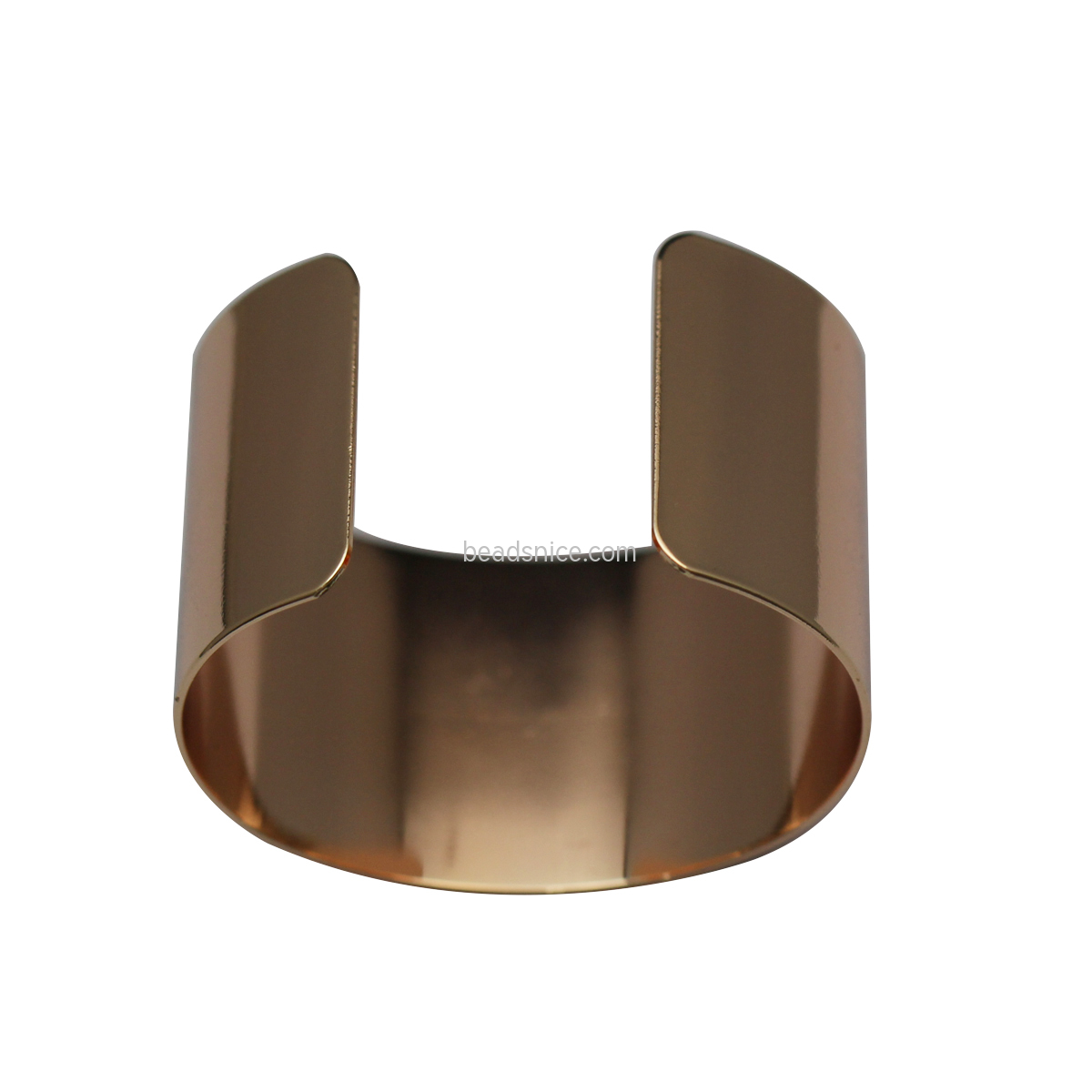Brass Bangle settings with 1 hole ,hole:1.2mm, lead-safe, nickel-free,