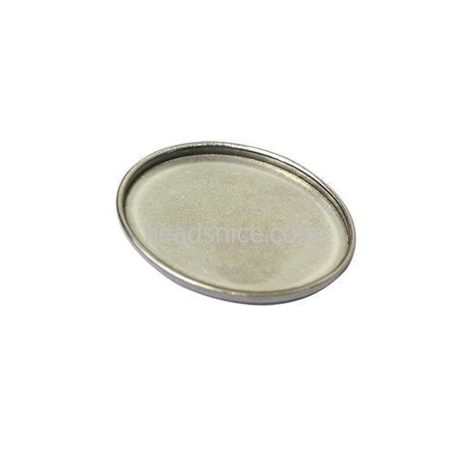 Bezel tray setting stainless steel for jewelry making