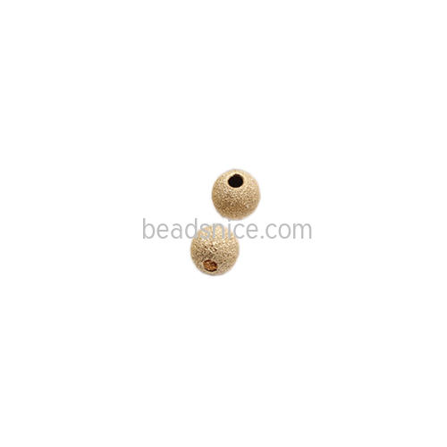 Gold Filled Stardust Round Beads