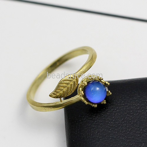 Brass ring bezel setting stone lead-safe nickel-free Brass ring bezel setting stone lead-safe nickel-free