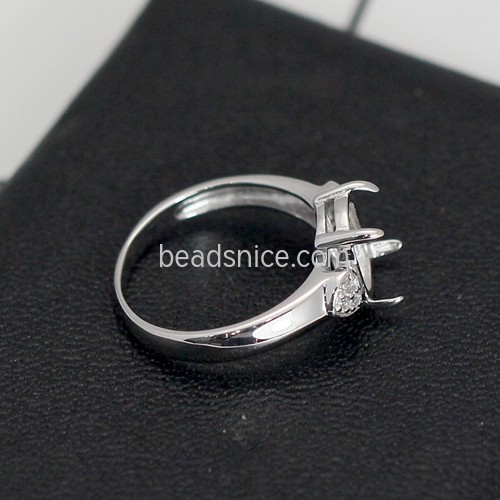 Sterling silver ring settings without stones