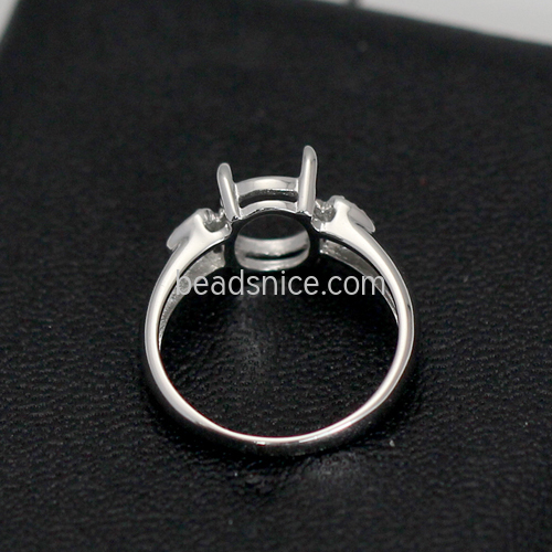 Sterling silver ring settings without stones