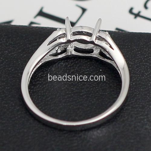 Wholesale ring settings without stones for 925 silver sets