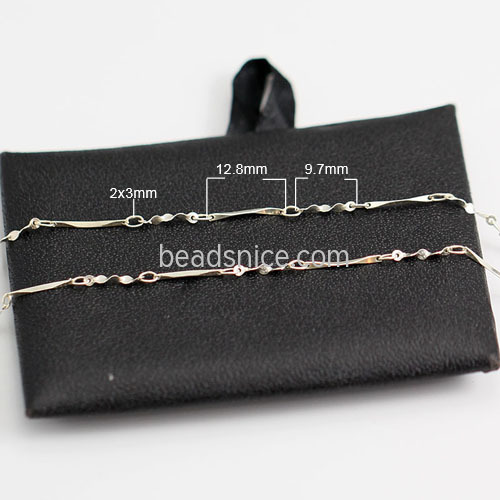 Sterling silver chain jewellery making supplies necklace bracelet wholesale bulk