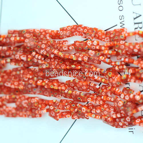 Bulk glass beads multi pattern smooth jewelry making
