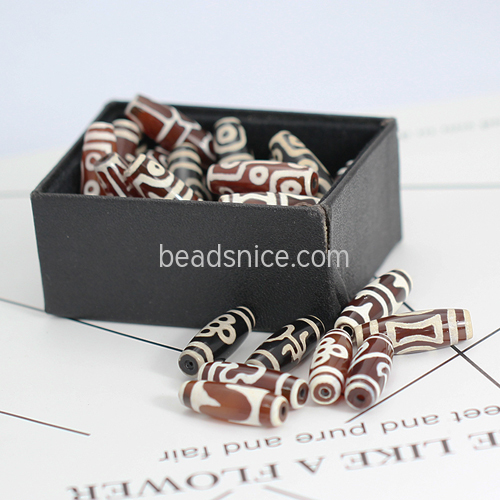 Agate tube Column Barrel Gemstone beads Jewelry making