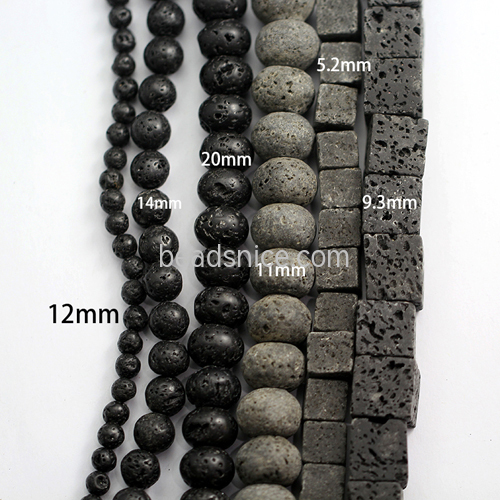 Lava beads Natural Jewelry making