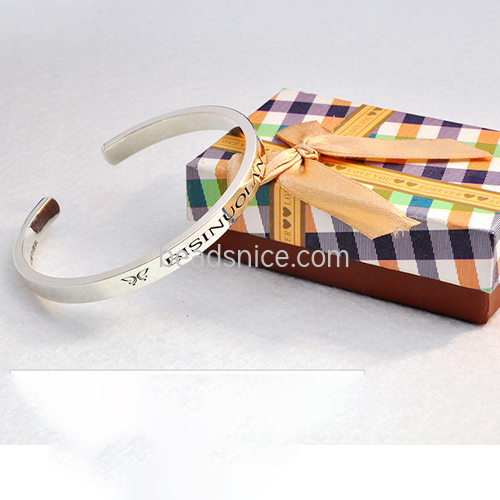 925 sterling silver open bracelet DIY creative gift high quality bracelet