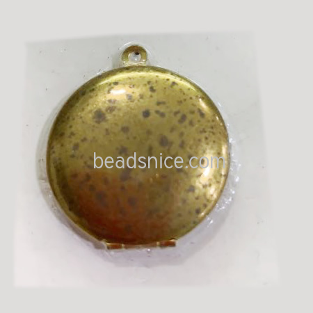 Brass photo frame pendant jewelry wholesale nickel free