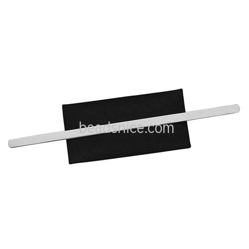 Silver Bar 925 Sterling Silver Jewelry Factory Customized DIY Accessories Personalized Laser Logo