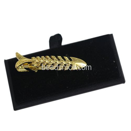 Brass Tie Clip Fashion Tie Bar