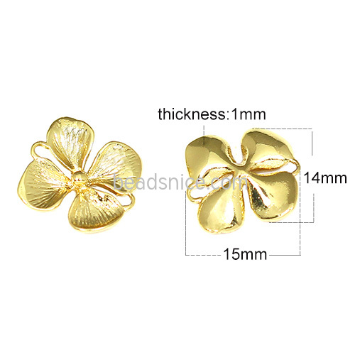 Bracelet charm for jewelry finding wholesale flower jewelry findings connector