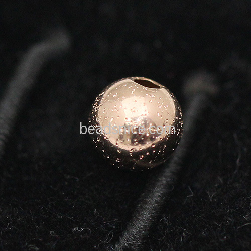 gold filled bead hot sale jewelry making wholsesale