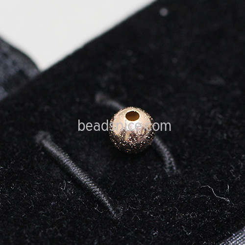 gold filled bead hot sale jewelry making wholsesale