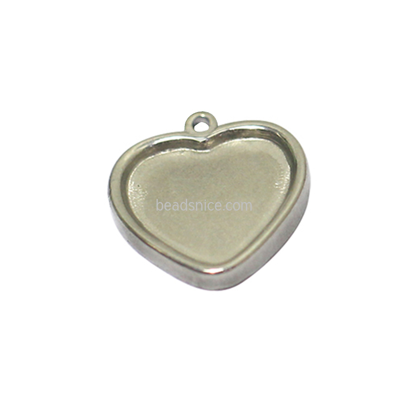Stainless steel base pendant heart necklace pendant wholesale Stainless steel base pendant heart necklace pendant wholesale