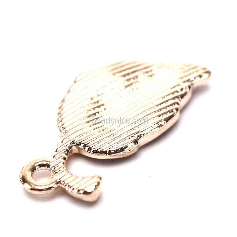 Zinc Alloy Charm Pendants beautiful leaf pendants necklace colors for choose