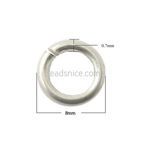 Sterling Silver Open Jump Ring Custom Rings