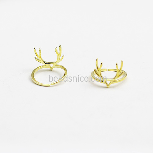Sterling Silver Sing Fashion Animal Ring Deer Silver for Jewelry Making Wholesale Retail Sterling Silver Sing Fashion Animal Ring Deer Silver for Jewelry Making Wholesale Retail