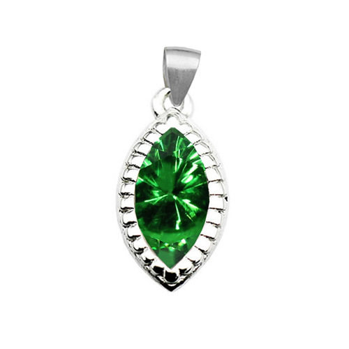 Crystal pendant setting 925 sterling silver for woman jewelry making  fit 9.5x4.5x3mm Austria crystal 4228