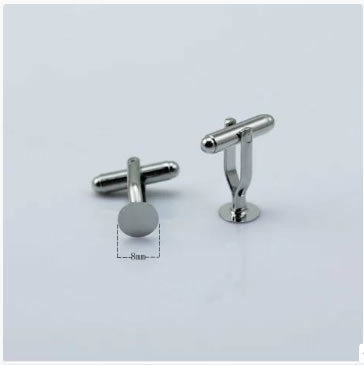 Sterling Silver Cuff Link Findings,Cuff Link Base,