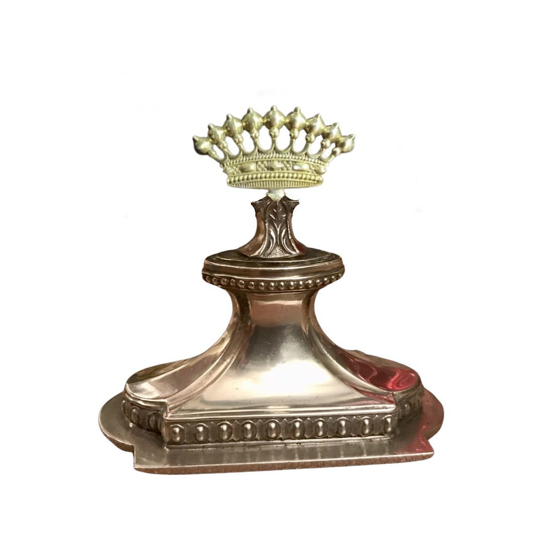 Sterling Silver Crown  Place Card Holders