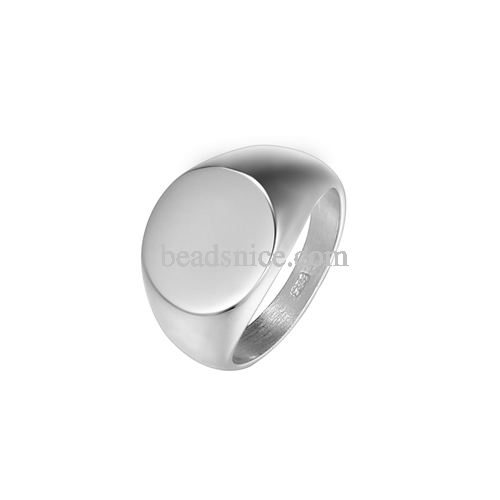 Sterling Silver Signet Ring Thick  Statement Ring Stackable Ring for Women Mothers Day Gift