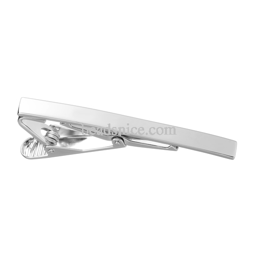 925 sterling Silver Men Shirt Tie Bar Clasp Clips Clamp For Custom made your own logo