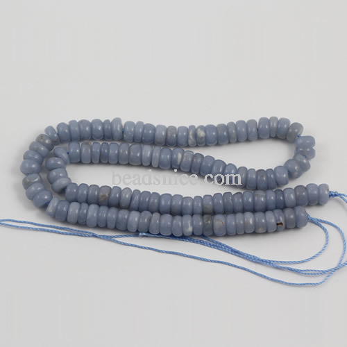 Natural Variscite Blue Angelite\Anhydrite  Charoite  and Blue-apatite beads