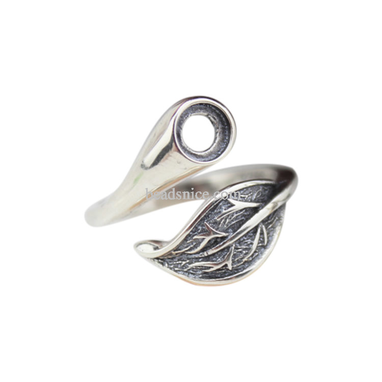 Sterling Silver Ring Findings Setting