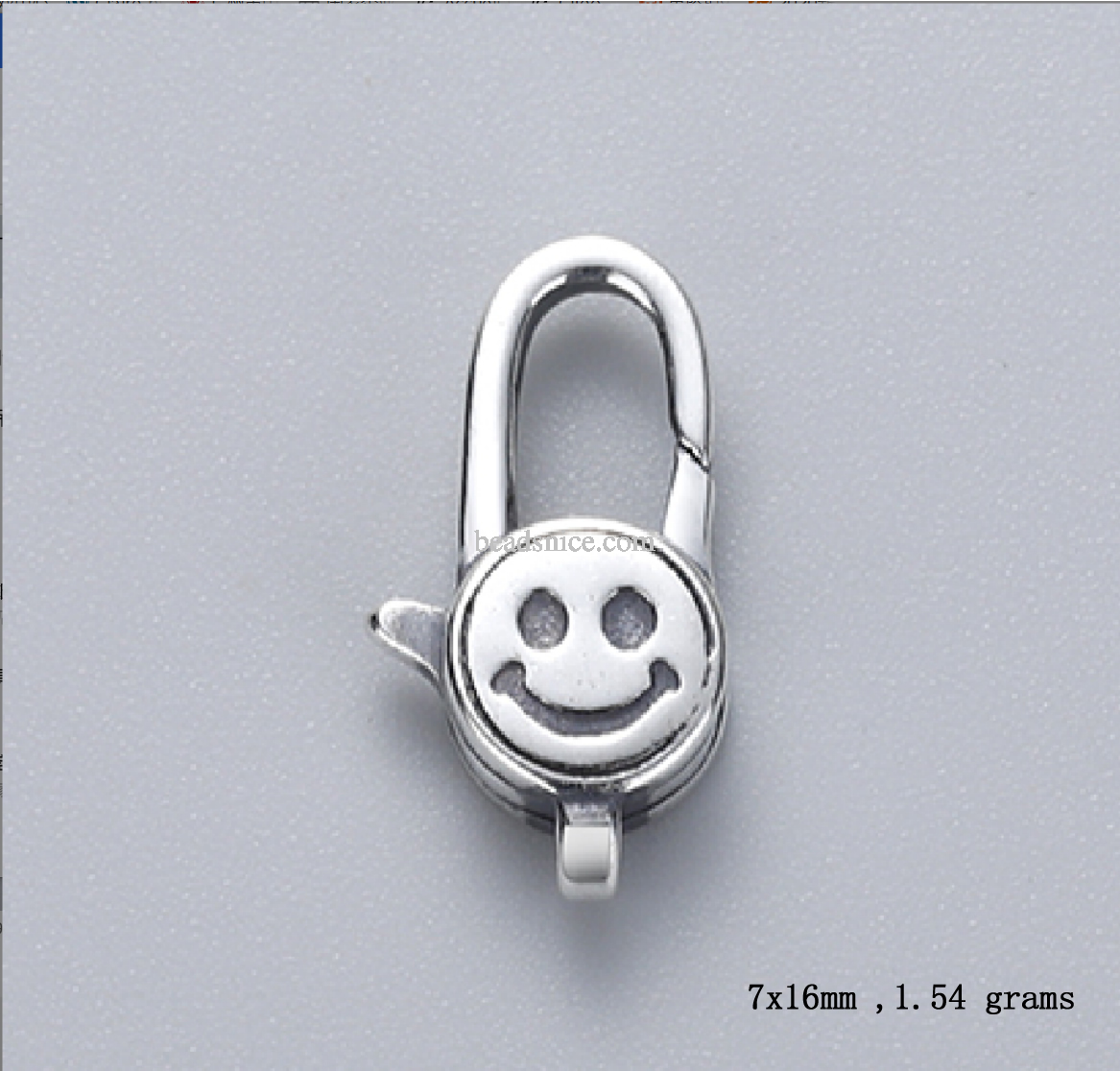 925 Sterling Silver Retro Spring Clasp