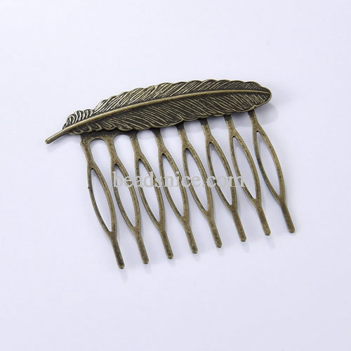 Brass Hairpins,hair ornaments,53x13mm,Nickel-Free,Lead-Safe