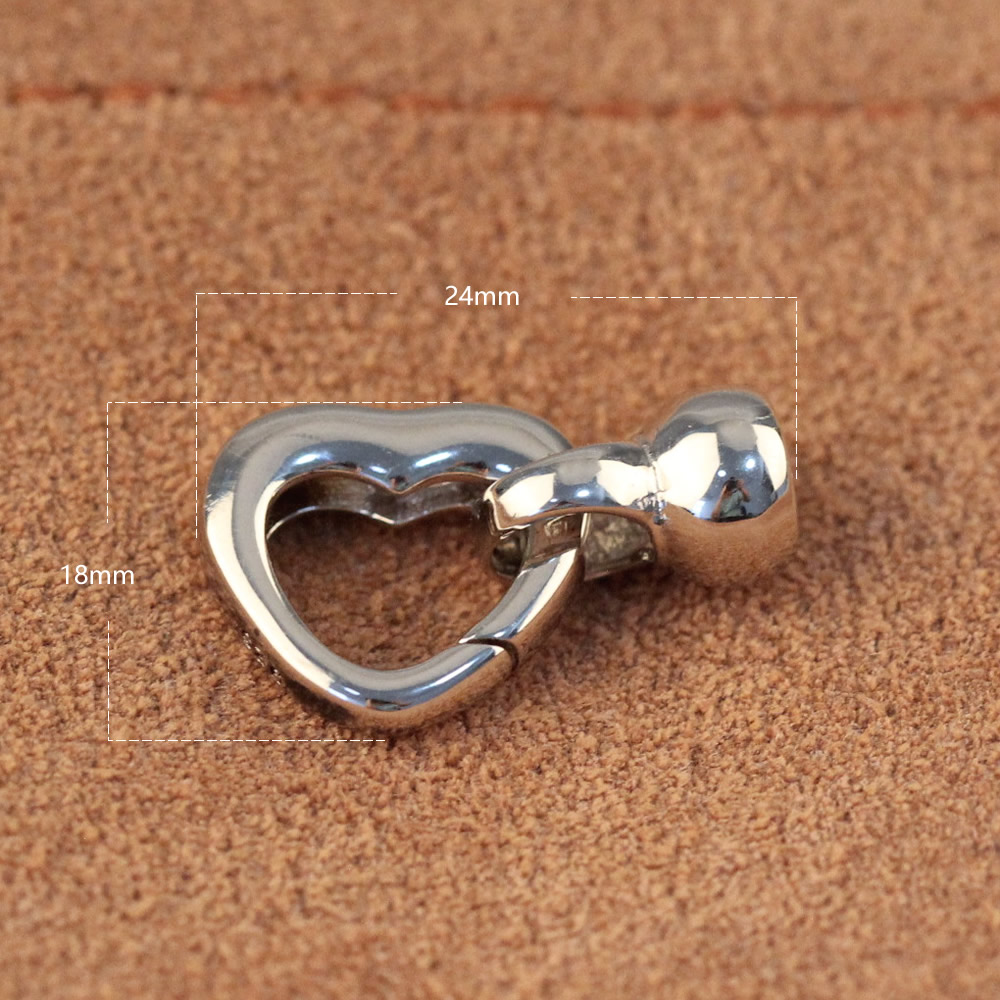 Sterling Silver Cord End Cap with Clasp Sterling Silver Cord End Cap with Clasp